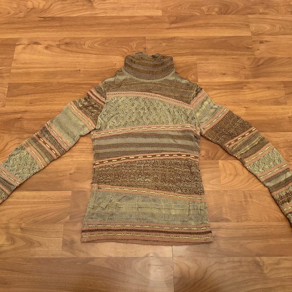 Christian Lacroix Earthy Tones Knit Sweater